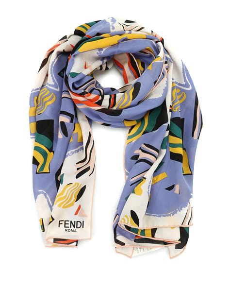 fendi silk scarf sale|fendi authentication scarves.